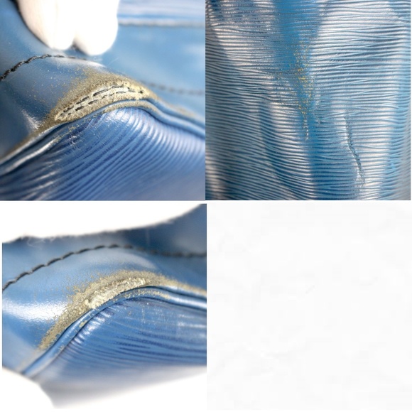 Authentic Large Louis Vuitton Noe Epi Leather Blue - Picture 7 of 8